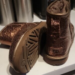UGG Kids Shimmering Copper Boots